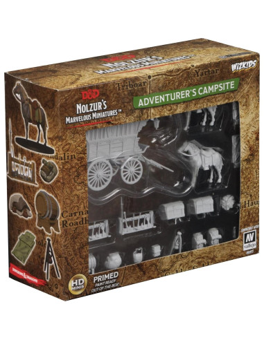 Miniaturas D&D WizKids Campamento del Aventurero 249g