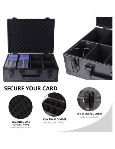 Caja de Almacenamiento KAGSWAMO para Tarjetas de Comercio 19L