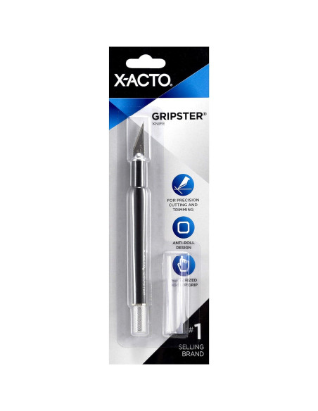 Cuchillo de Manualidades X-Acto Gripster Negro X3627 Cuchillo de Manualidades X-Acto Gripster Negro X3627