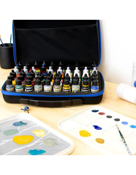 Estuche de Almacenamiento Hartem para 60 Botellas de Tinta y Pintura Estuche de Almacenamiento Hartem para 60 Botellas de Tinta y Pintura