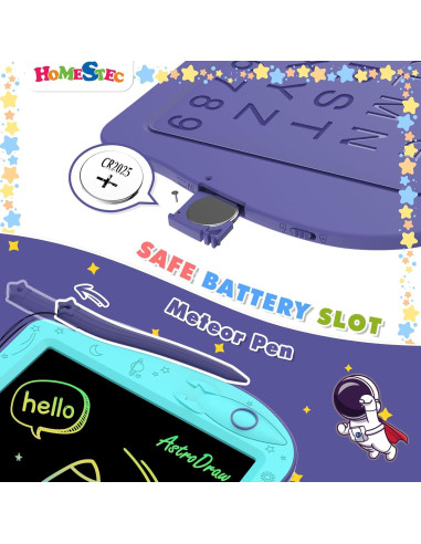 Tableta de Dibujo HOMESTEC Astrodraw LCD Educativa