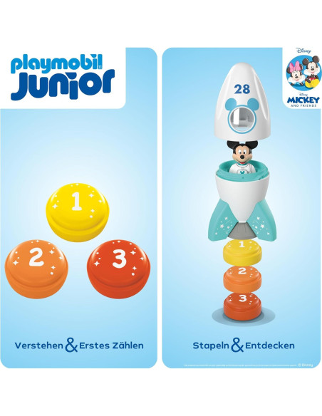 Aventura Espacial Cohete Mickey Mouse Playmobil Junior Aventura Espacial Cohete Mickey Mouse Playmobil Junior