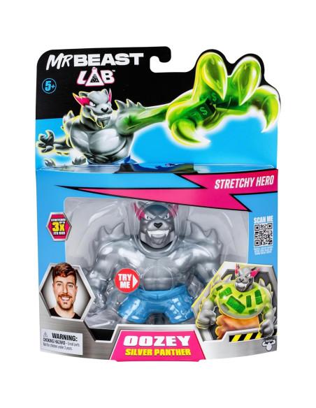 Héroes Elásticos MrBeast Lab Pantera 11 cm Colección Héroes Elásticos MrBeast Lab Pantera 11 cm Colección