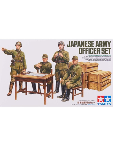 Juego de Figuras Ejercito Japonés Tamiya 1/35 con Accesorios Juego de Figuras Ejercito Japonés Tamiya 1/35 con Accesorios