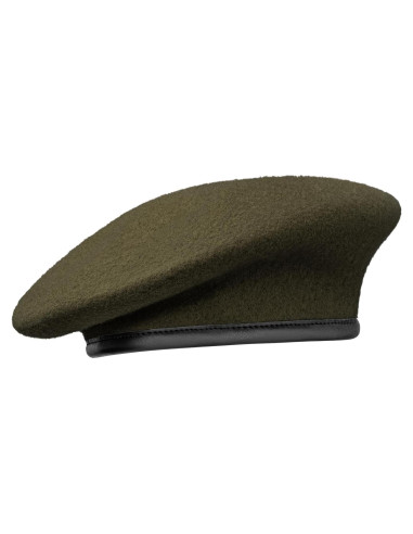 Boina Militar Gajaous Verde Ajustable 100% Lana para Hombres y Mujeres