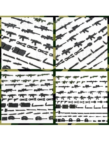 Conjunto de Juguete Militar BrickBounty TP48 - 130 Piezas