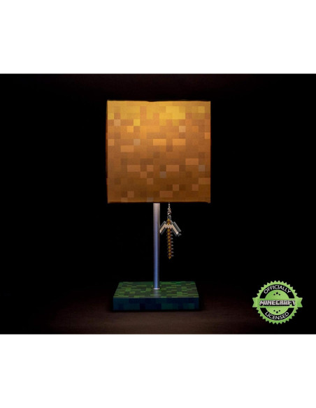 Lámpara de Escritorio LED Ukonic Minecraft Bloque de Hierba 35.56cm Lámpara de Escritorio LED Ukonic Minecraft Bloque de Hierba 35.56cm