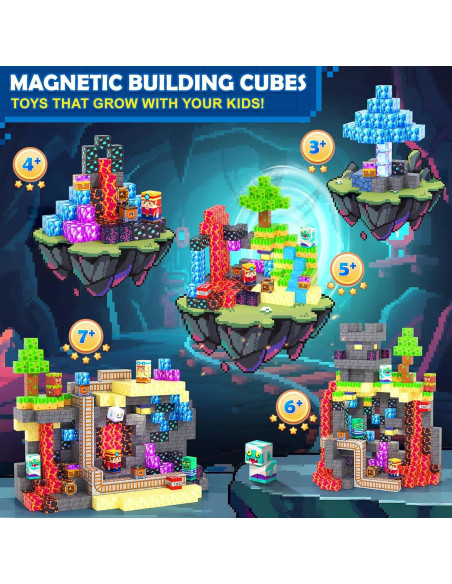Bloques Magnéticos Coodoo 100 Piezas Juguete STEM 3+ Años Bloques Magnéticos Coodoo 100 Piezas Juguete STEM 3+ Años