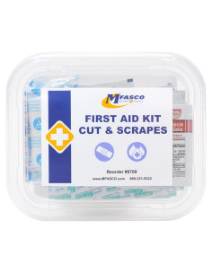 Kit de Primeros Auxilios Compacto MFASCO - Mini de Viaje 30 Piezas