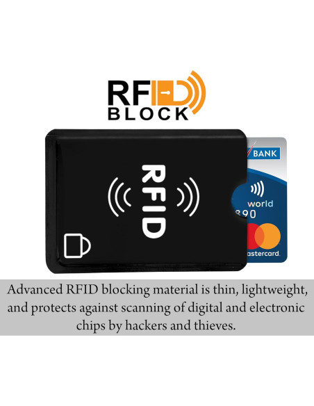 Conjunto de 10 Fundas RFID SaiTech IT - Protección Tarjetas Conjunto de 10 Fundas RFID SaiTech IT - Protección Tarjetas