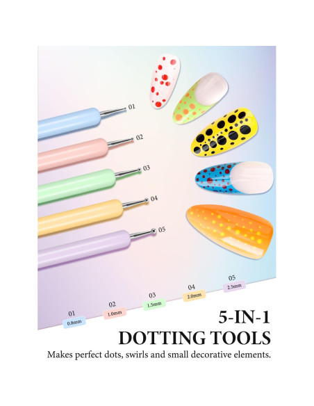 Juego de 10 Pinceles para Arte de Uñas YOOVR - Diseño Profesional Juego de 10 Pinceles para Arte de Uñas YOOVR - Diseño Profesional