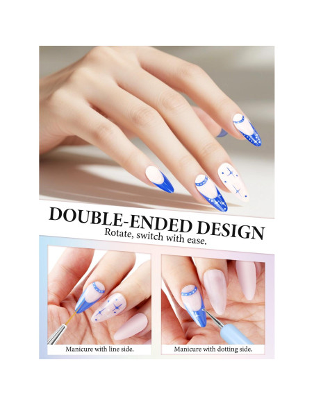 Juego de 10 Pinceles para Arte de Uñas YOOVR - Diseño Profesional Juego de 10 Pinceles para Arte de Uñas YOOVR - Diseño Profesional