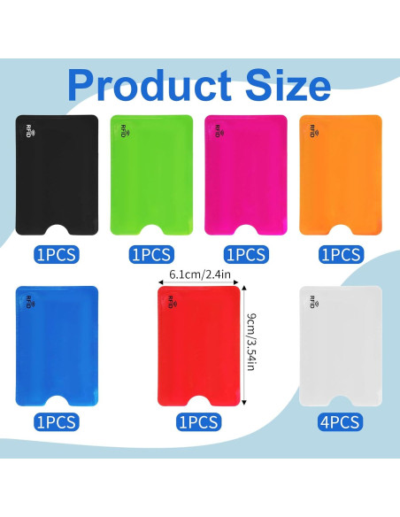 10 Fundas Bloqueadoras RFID Bruislard para Tarjetas de Crédito 10 Fundas Bloqueadoras RFID Bruislard para Tarjetas de Crédito