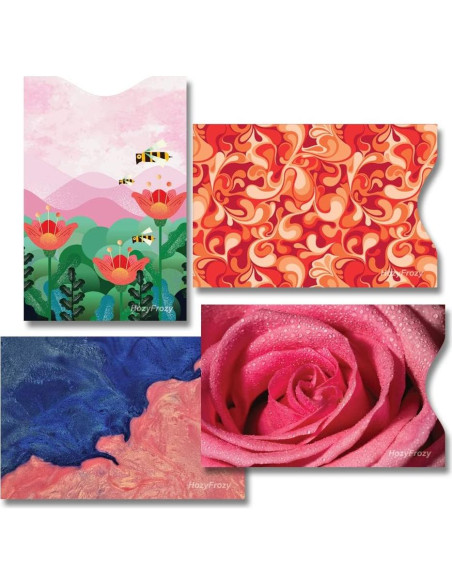 8 Fundas Bloqueadoras RFID PokCat - Protección Tarjetas Créd. Rojo/Rosa 8 Fundas Bloqueadoras RFID PokCat - Protección Tarjetas Créd. Rojo/Rosa