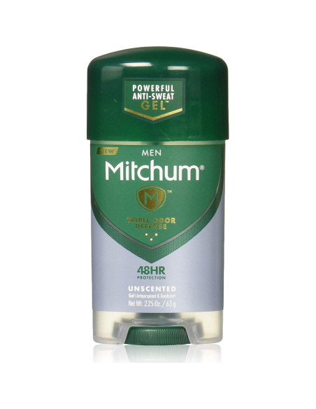 Desodorante Gel Mitchum para Hombres Sin Fragancia 63.5g x2 Desodorante Gel Mitchum para Hombres Sin Fragancia 63.5g x2