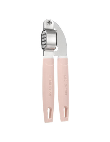 Prensa de Ajo uxcell 19.5 cm Acero Inoxidable Rosa