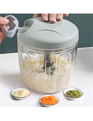 Picador Manual KINTEGOOD 900ml con 5 Cuchillas Afiladas