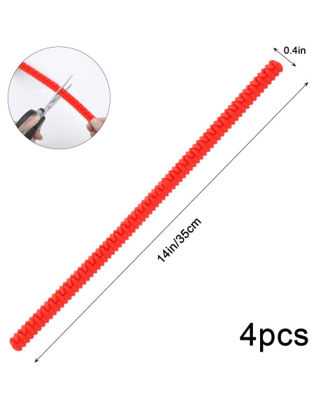 Protectores de Rejilla de Horno Silicona Apvok 35.56 cm Rojo Protectores de Rejilla de Horno Silicona Apvok 35.56 cm Rojo