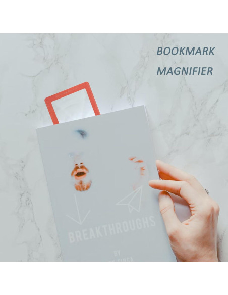 Lupas de Lectura 3X MAGDEPO - Paquete de 6 con Regla Lupas de Lectura 3X MAGDEPO - Paquete de 6 con Regla