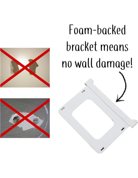 Soporte de Control Remoto Mount Genie Blanco para Pared Soporte de Control Remoto Mount Genie Blanco para Pared