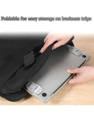 Soporte para Teclado Portátil Apausvcm Plata - 2 Piezas
