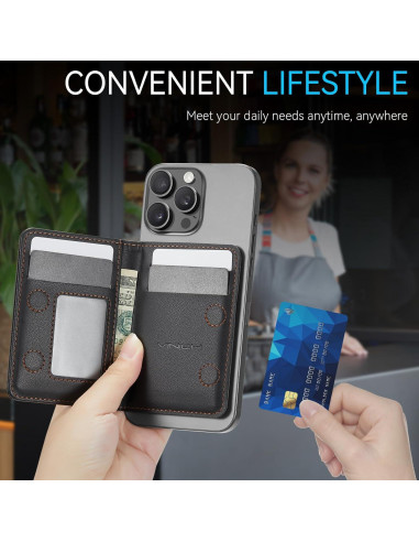 Cartera Magnética Vinich para iPhone 12-17 con Bloqueo RFID