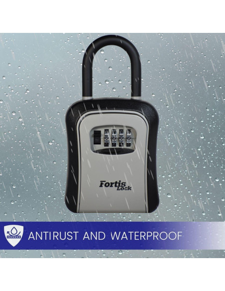 Caja de Seguridad Portátil Fortis Lock - Combinación Reajustable Caja de Seguridad Portátil Fortis Lock - Combinación Reajustable