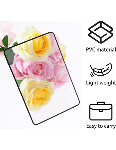Lupa de Aumento 3X Ptwola - 4 Pcs Lentes Fresnel para Lectura