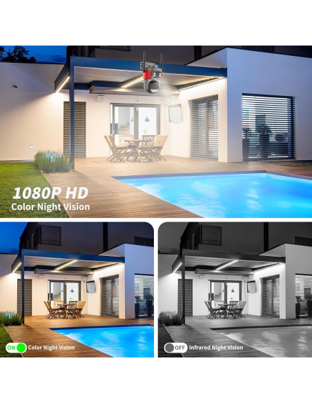 Cámara de Seguridad VSTARCAM 4MP Doble Lente Exterior WiFi Cámara de Seguridad VSTARCAM 4MP Doble Lente Exterior WiFi