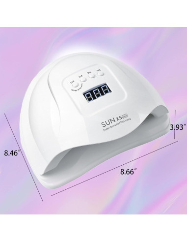 Lámpara UV para Uñas de Gel SUN X5 PLUS 120W con 36 LED