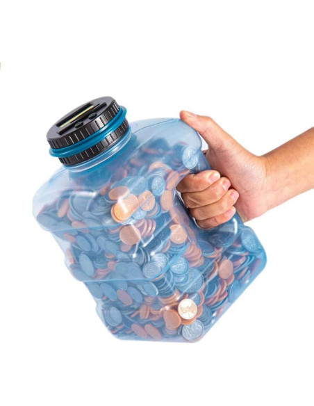Hucha Digital Thyggzjbs 4.2L con Contador LCD para Monedas Hucha Digital Thyggzjbs 4.2L con Contador LCD para Monedas
