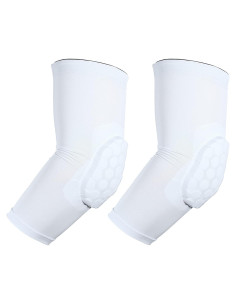 Faja de Codo VOCOSTE 2pcs Soporte Compresión Talla M Blanca