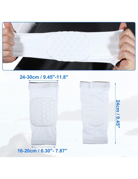 Faja de Codo VOCOSTE 2pcs Soporte Compresión Talla M Blanca Faja de Codo VOCOSTE 2pcs Soporte Compresión Talla M Blanca