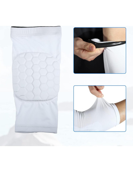 Faja de Codo VOCOSTE 2pcs Soporte Compresión Talla M Blanca Faja de Codo VOCOSTE 2pcs Soporte Compresión Talla M Blanca