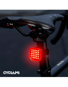 Luz Trasera Inteligente CYCLAMI 60 Lúmenes IPX6 4 Modos 2
