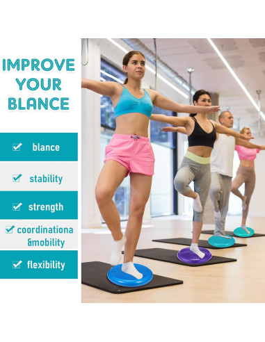 Cojines Inestables Sotiff 4 Pcs para Niños y Adultos 34cm