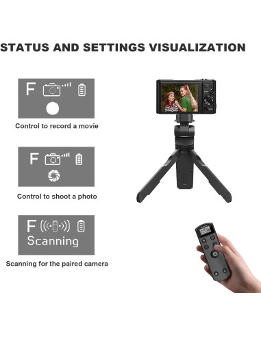 Control Remoto Inalámbrico AODELAN para Fujifilm con Pantalla OLED