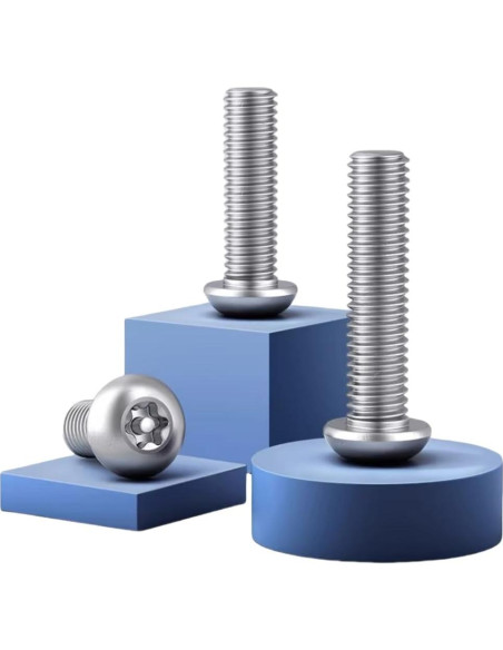Tornillos de Seguridad Torx Acero Inoxidable M2x8 100pcs Tornillos de Seguridad Torx Acero Inoxidable M2x8 100pcs