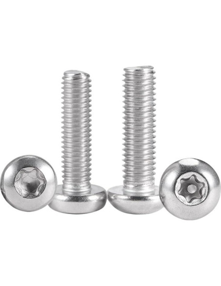 Tornillos de Seguridad Torx Acero Inoxidable M2x8 100pcs Tornillos de Seguridad Torx Acero Inoxidable M2x8 100pcs