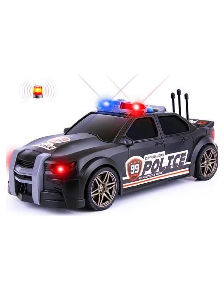 Coche de Policía a Escala ArtCreativity 24.1 cm con Luces y Sonidos Coche de Policía a Escala ArtCreativity 24.1 cm con Luces y Sonidos