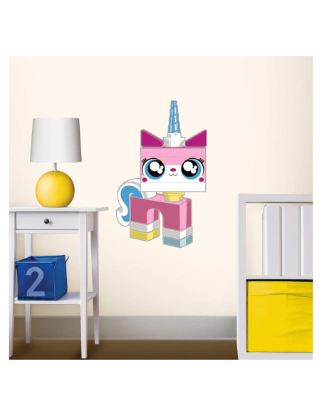 Staticker Unikitty LEGO Movie 2 - Decoración Pared Infantil Staticker Unikitty LEGO Movie 2 - Decoración Pared Infantil