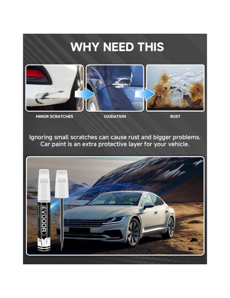 Pintura de Retoque Negro Brillante Chrysler 11.8ml 2 en 1 Pintura de Retoque Negro Brillante Chrysler 11.8ml 2 en 1