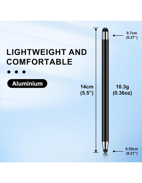10 Bolígrafos Stylus Universales SLKIJDHFB 2 en 1 Táctil 10 Bolígrafos Stylus Universales SLKIJDHFB 2 en 1 Táctil