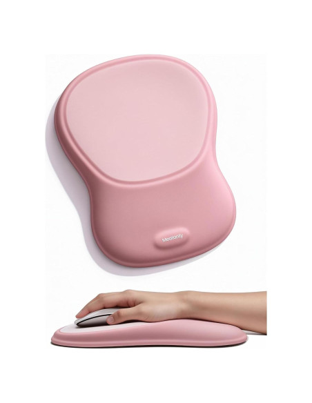 Mouse Pad Meatanty Rosa con Reposamuñecas Ergonómico 28.5x21cm Mouse Pad Meatanty Rosa con Reposamuñecas Ergonómico 28.5x21cm