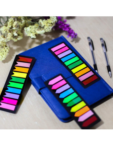 Marcadores de Página Adhesivos KICNIC 750 Pcs 10 Colores