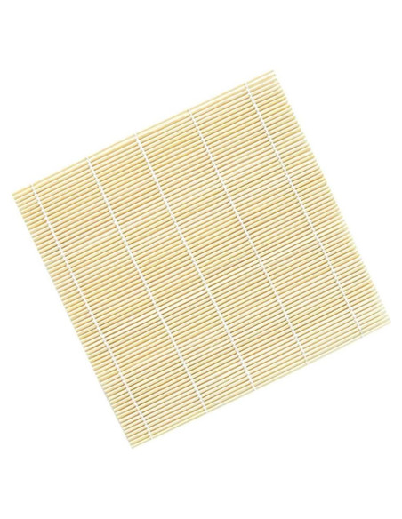 Estera de Rodar Sushi Tustao de Bambú Natural 24.1 cm Estera de Rodar Sushi Tustao de Bambú Natural 24.1 cm