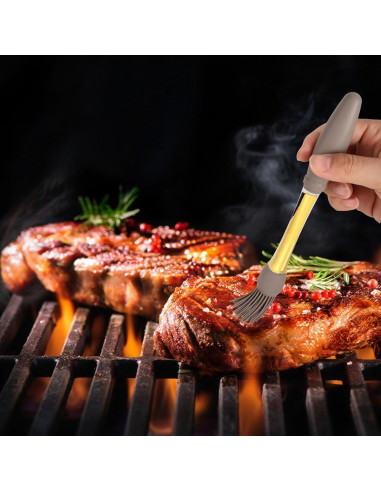 4 Cepillos de Cocina Silicona Resistente al Calor Lasuroa