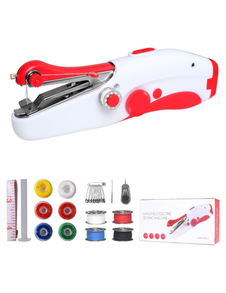 Mini Máquina de Coser Portátil Eléctrica Mano 430g Mini Máquina de Coser Portátil Eléctrica Mano 430g