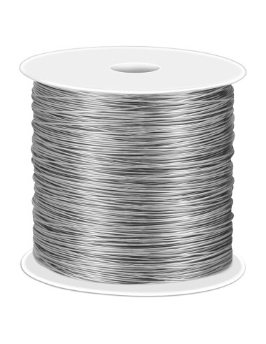 Alambre de Acero Inoxidable Cridoz 26 Gauge 127.4m para Joyas