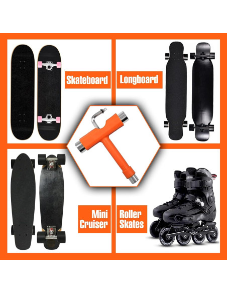 Herramienta Multifuncional para Patineta SPEEDWOX - Llave en T Herramienta Multifuncional para Patineta SPEEDWOX - Llave en T